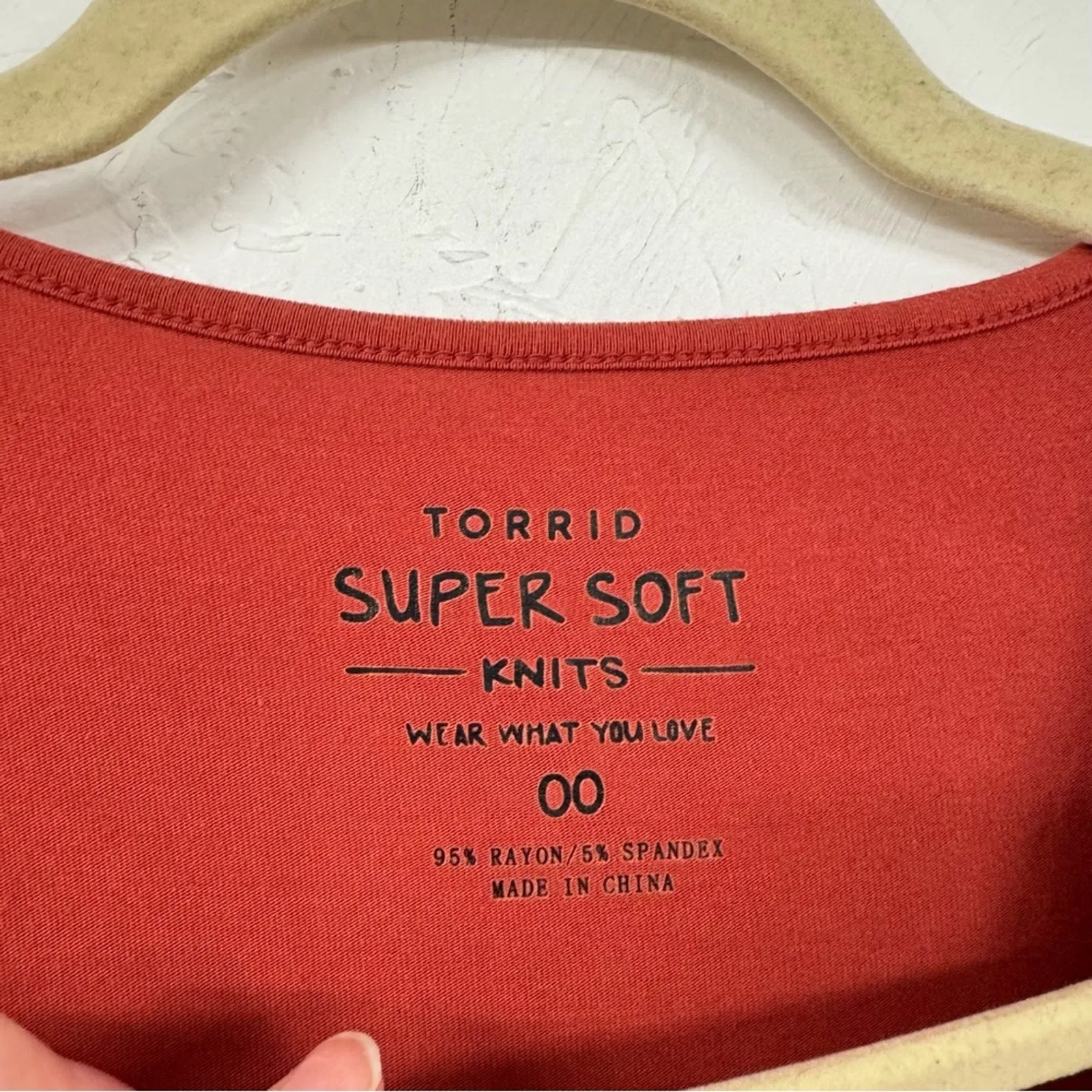 Torrid Super Soft Knits Orange Short Sleeve Jersey Knit Mini Dress 00 Large Cozy - Image 6