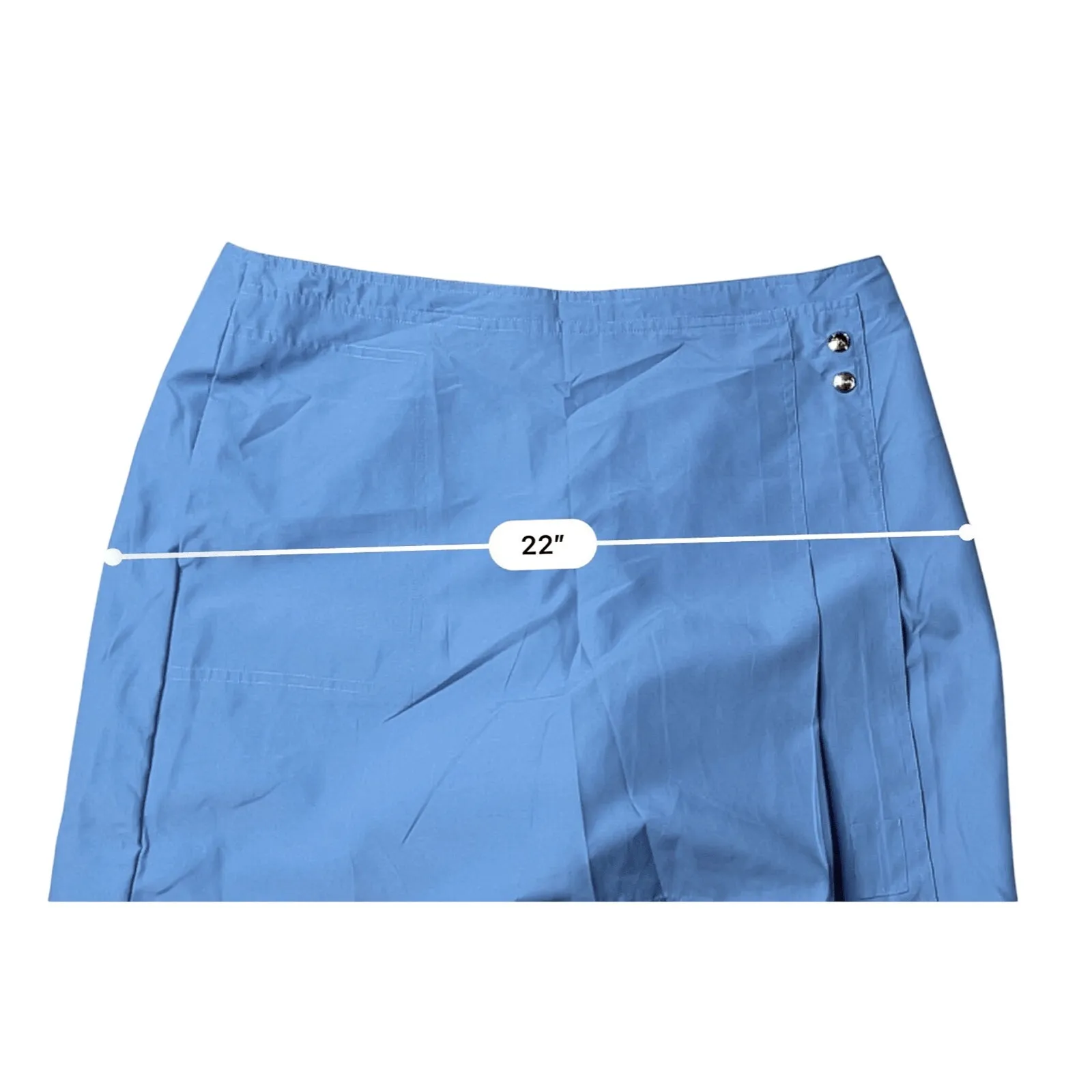 Izod Golf X-Tra Dry‎ Microfiber High Rise Blue Lake Skort 14 Sportswear Pastel - Image 9