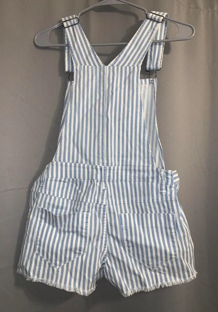 Forever 21 White And Blue Overalls - Image 2