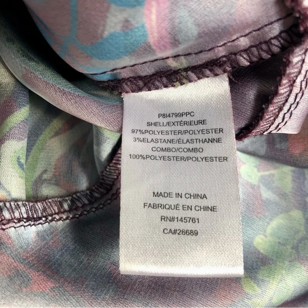 Parker Estella Midi Shirt Dress Floral Print Long Sleeve High Low Colorful sz 10 - Image 15