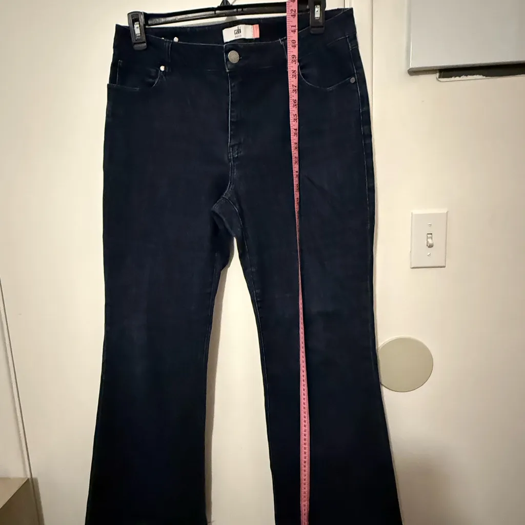 CAbi Dark Indigo Flare Jeans - Image 3