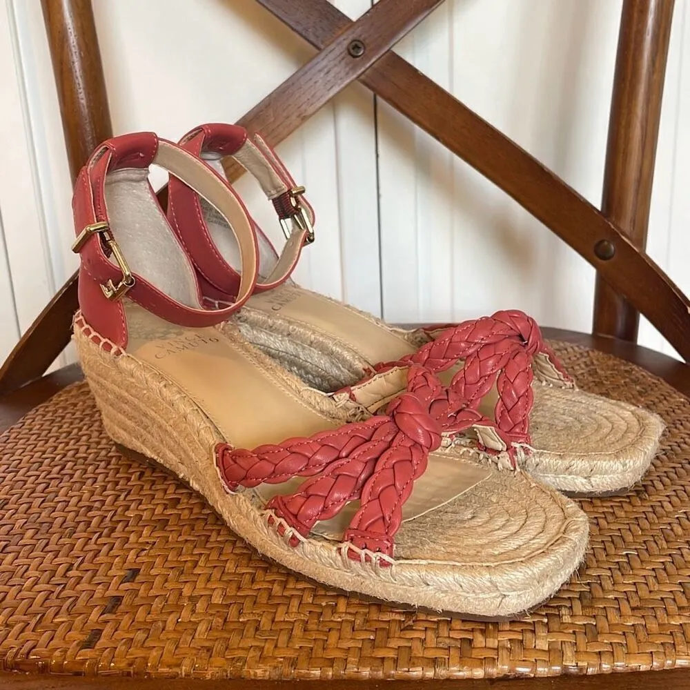 Vince Camuto  Jadeya woven strap wedge espadrille sandal - Image 9