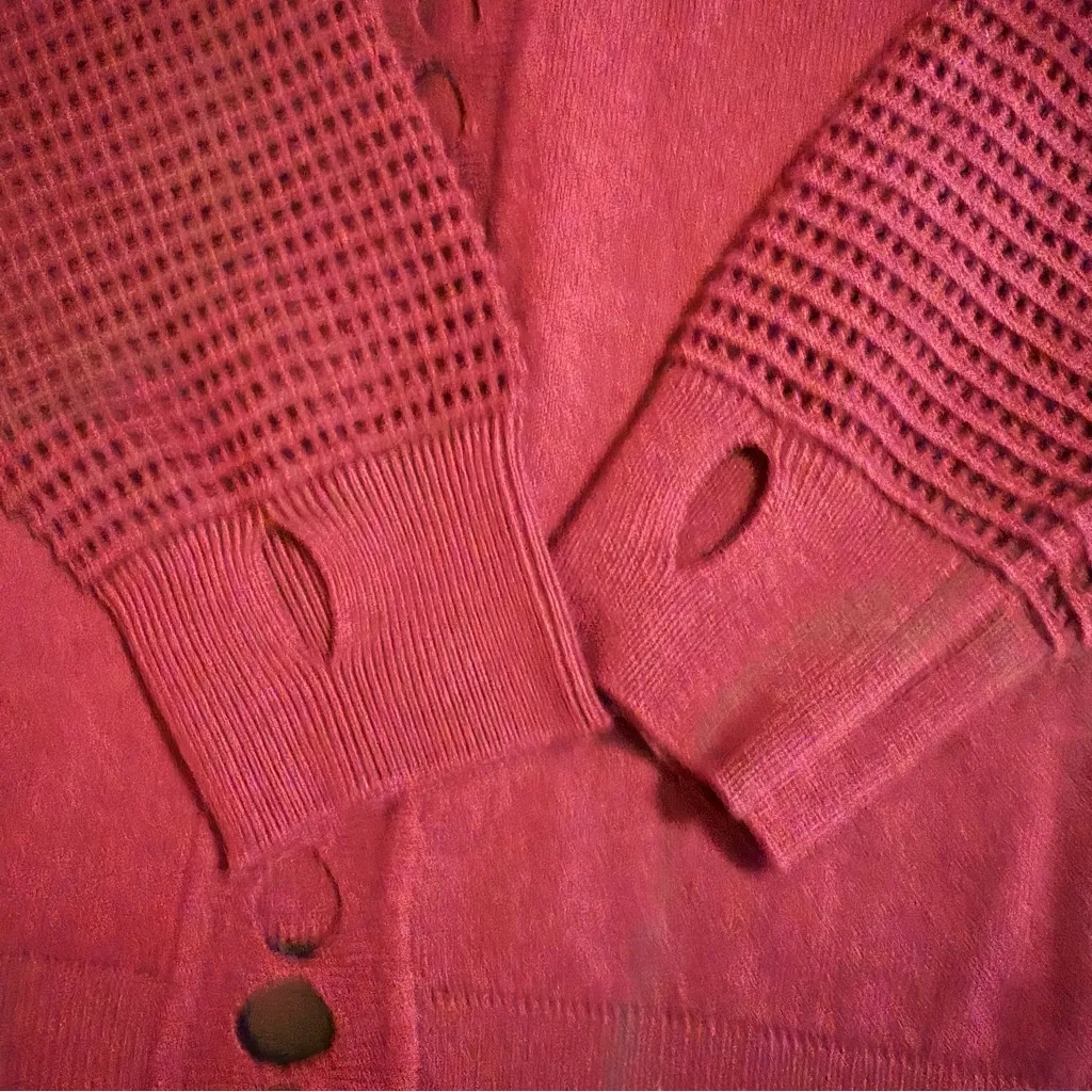 Stitches and stripes knit hoodie - Image 7