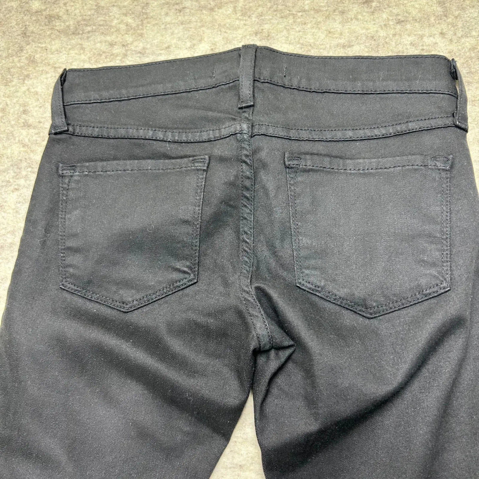 Flying Monkey Low Rise Skinny Jeans Size‎ 24 Black Distressed Denim - Image 6