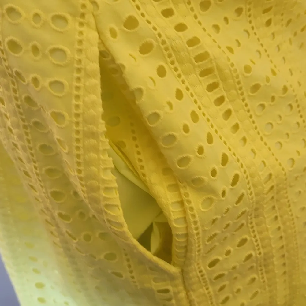 Madewell Yellow Trail Eyelet Shift Dress 2 - Image 8