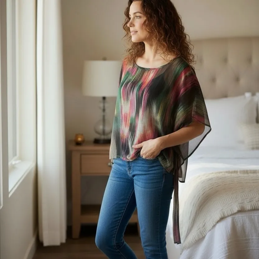 Macy's Silver Pendant with Clear Gemstone - Image 2