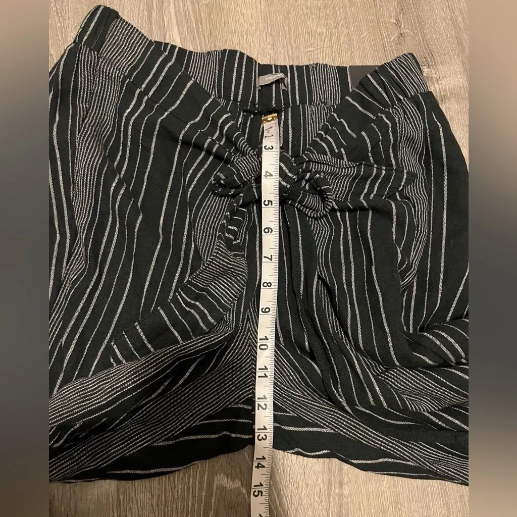 Maurices Linen Blend Striped Tie Front Mid Rise Pants Womens Size 16 NWT Boho - Image 4