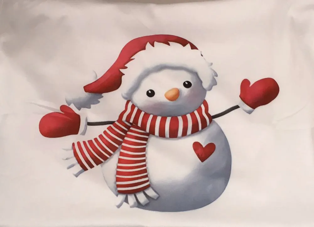 ⛄️ Snowman Christmas Shirt White Size M - Image 3