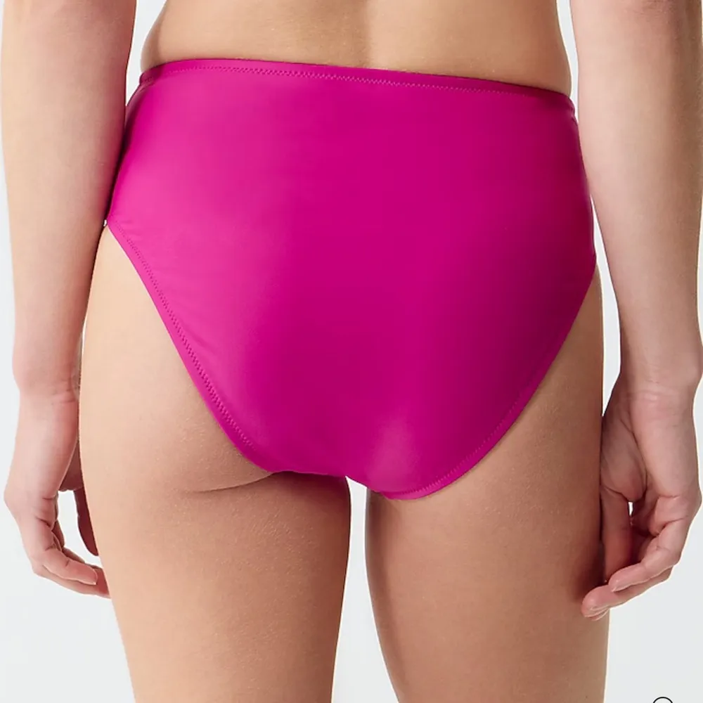J Crew Hallie Bikini Bottoms Pink Size S - Image 3