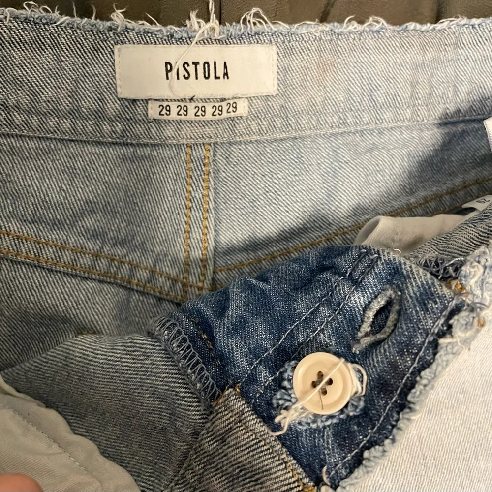 Pistola Light Blue Jean Shorts - Image 5