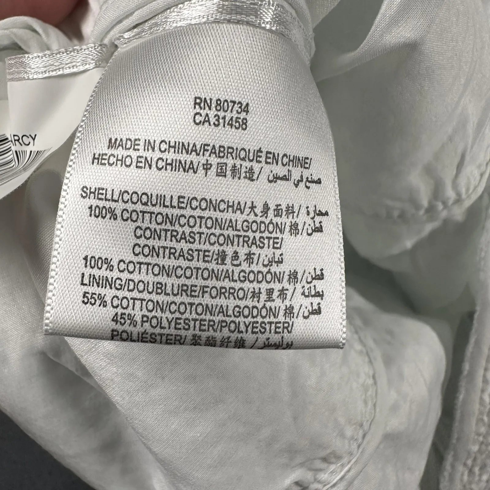 BCBGMAXAZRIA Darcy Dress Womens 0 White Lace Sheath 3/4 Bell Sleeve V Neck - Image 12