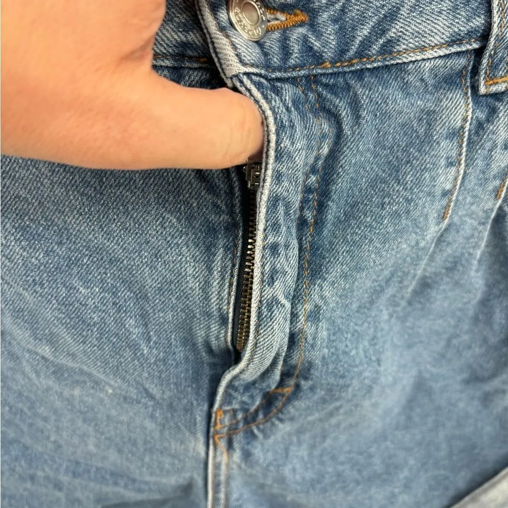 TopShop denim shorts size 14 - Image 4