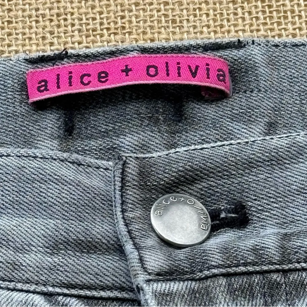 Alice + Olivia Gray Denim with Pink Label - Image 2