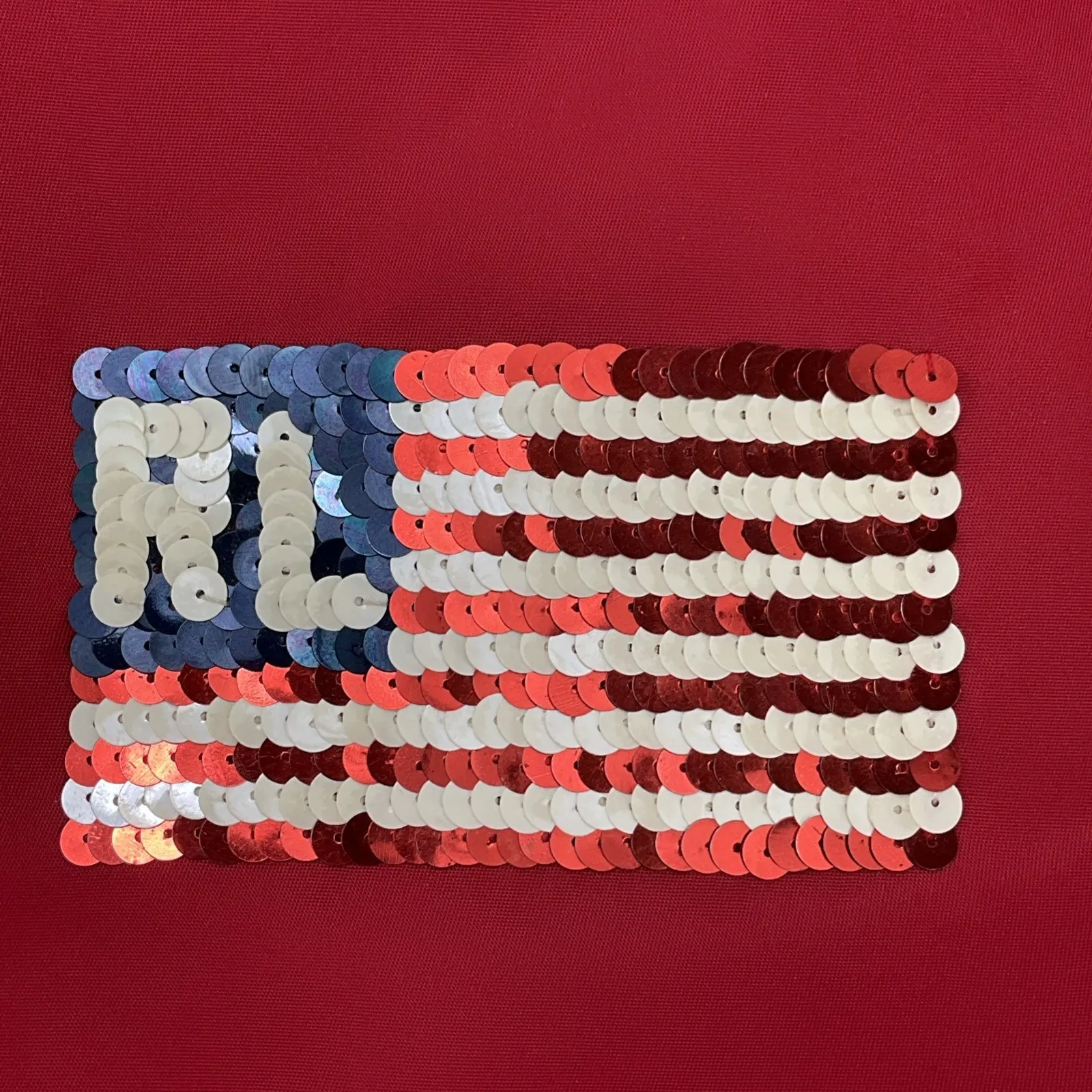 Vintage New Ralph Lauren Purse Red Polo Jeans Co Sequin Flag McBling Y2K‎ - Image 11