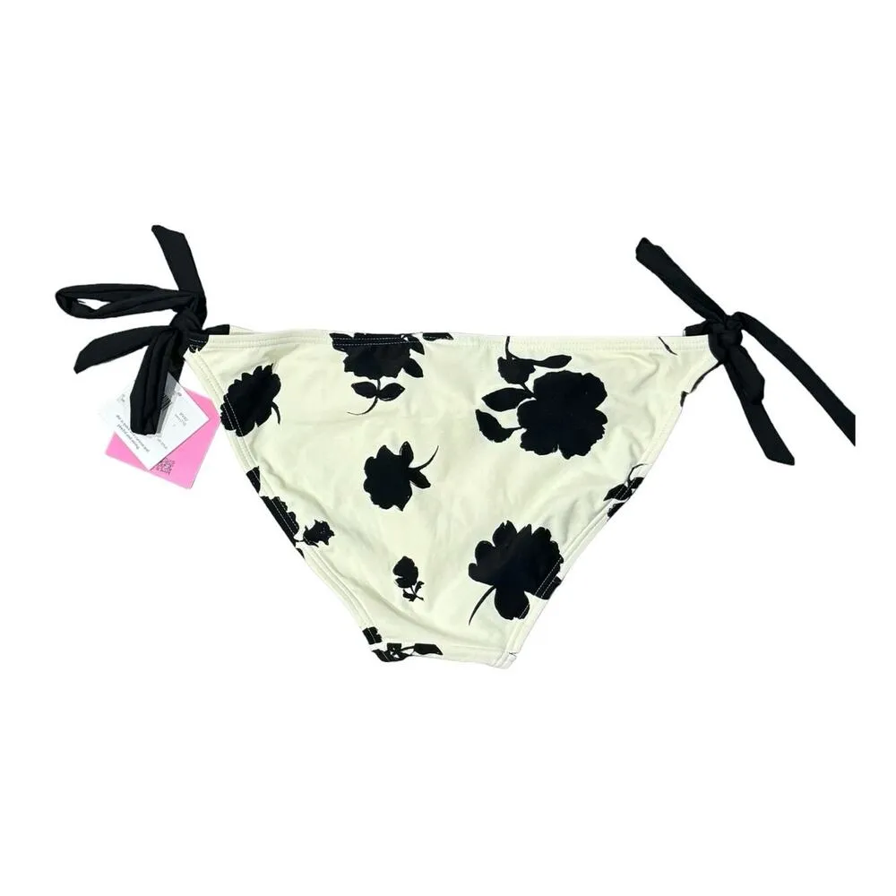 Kate Spade NWT!  Side Bow Tie Bikini Bottom in Ivory - Size Large - Image 4