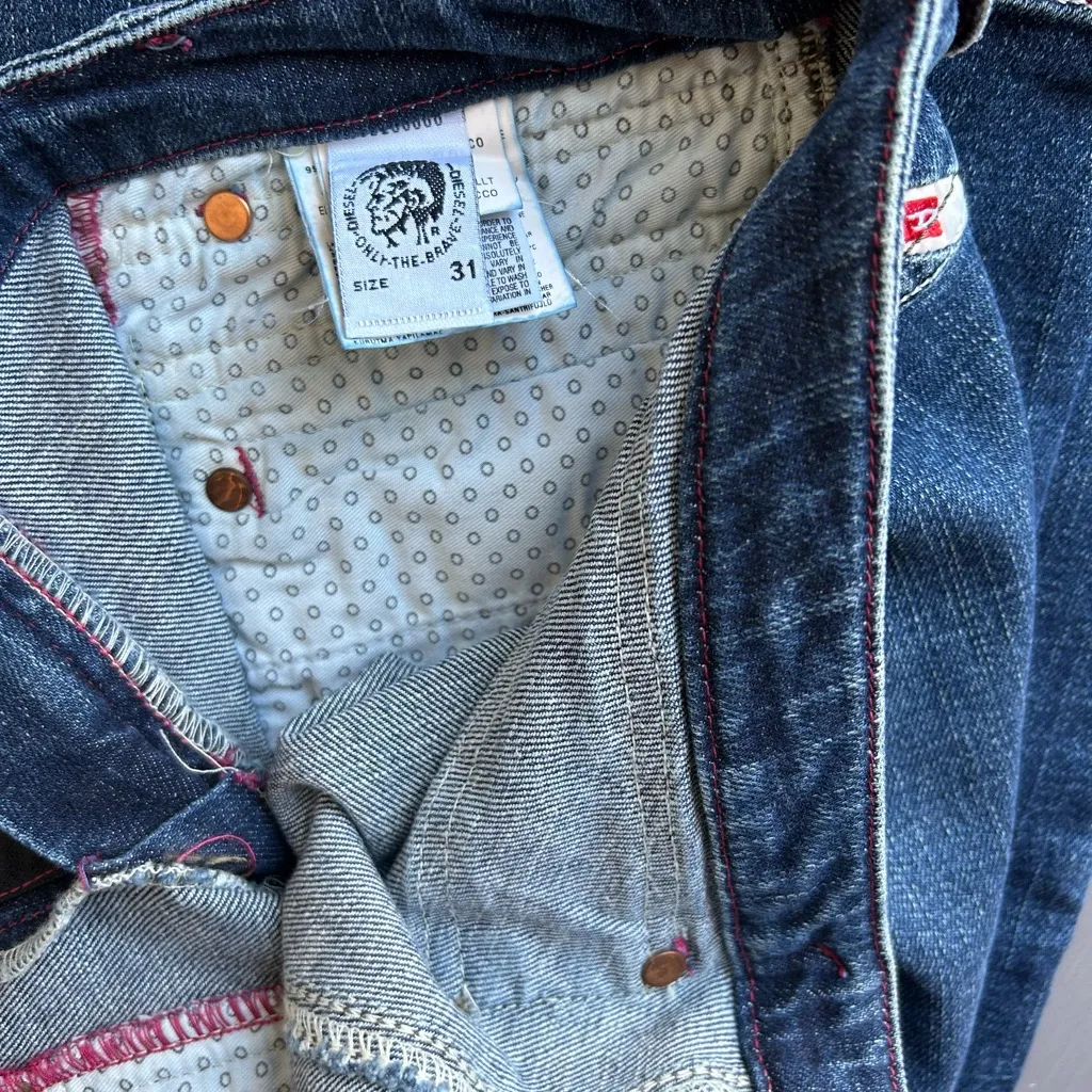 Diesel Vintage Pocketless Jeans - Image 6