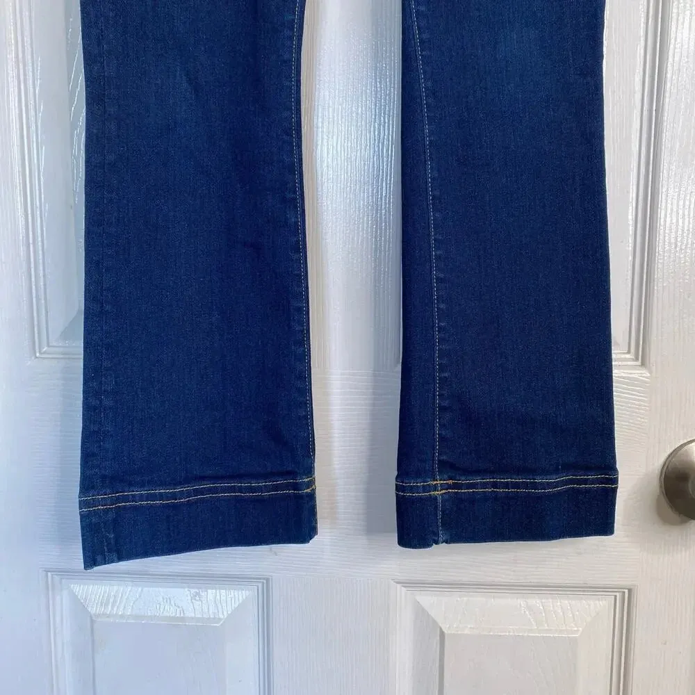 3x1 Scarlett Cropped Slim High Rise Dillon Women's Jeans Size 27 Dark Wash - Image 7