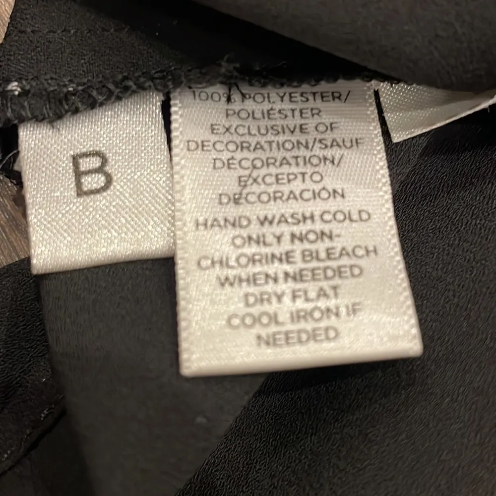 LOFT Black Lace Tank - Size S - Image 6