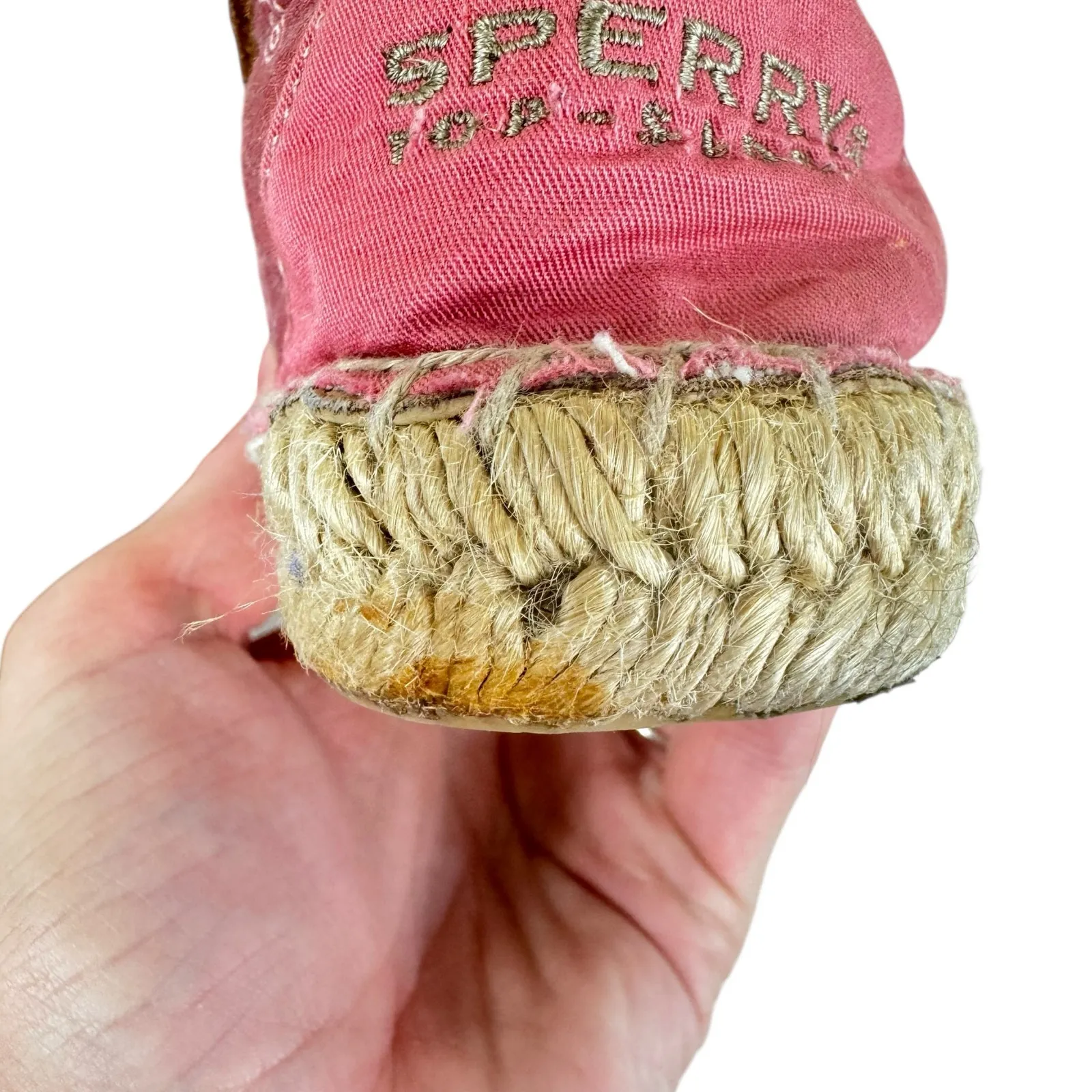 Sperry Topsider Katama Whale Print Slip on Espadrille Flats Women's Size  8 - Image 8