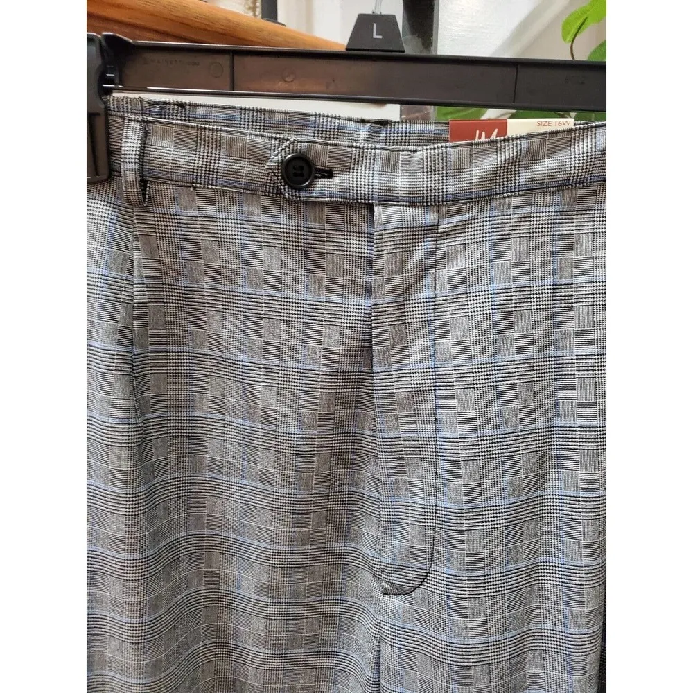 Jennifer Moore Women's Gray Polyester Mid Rise Straight Fit Dress Pant Size 16 - Image 2