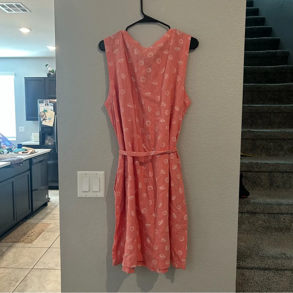NEW Liz Claiborne Pink Seashell Sleeveless Dress XXL - Image 6