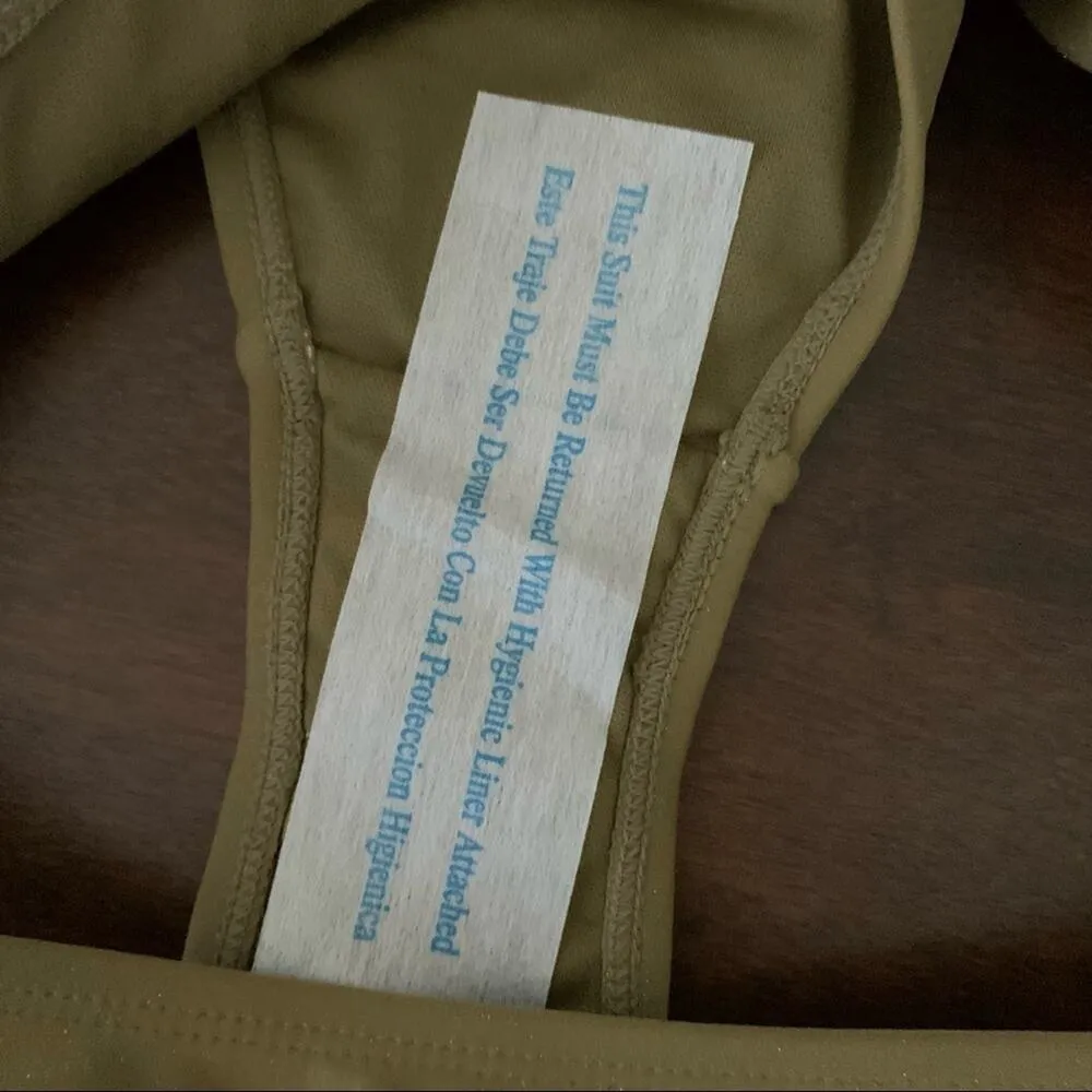 NWT Xhilaration Cheeky Green Bikini Bottom Small - Image 6