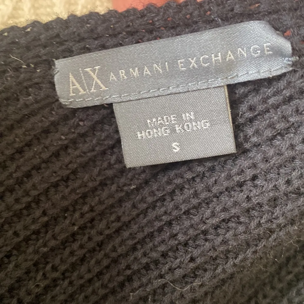 Armani exchange metallic knit heavy weight sweater top - Image 6