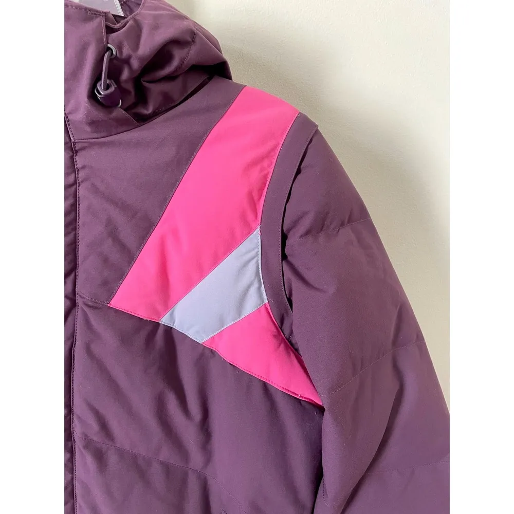 Burton  Retro Waterproof Snowboard Ski Winter Vest Jacket Purple Size Medium - Image 3