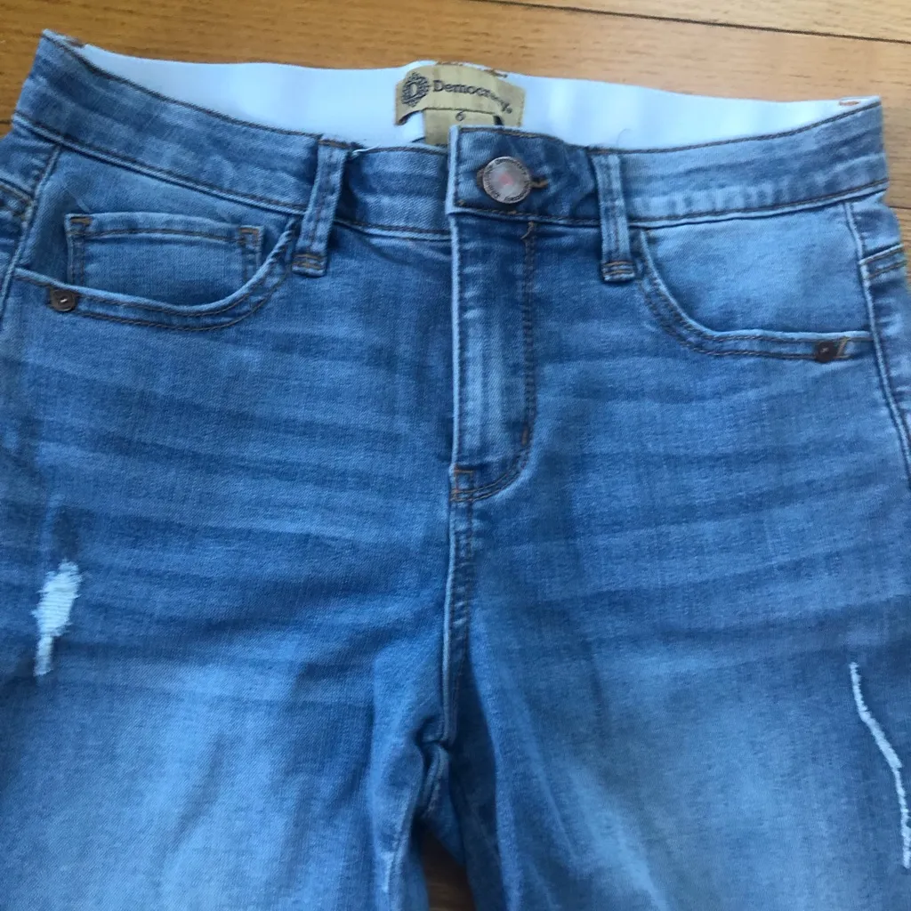 Democracy light wash kick flare Ab solution ankle jeans - Image 2