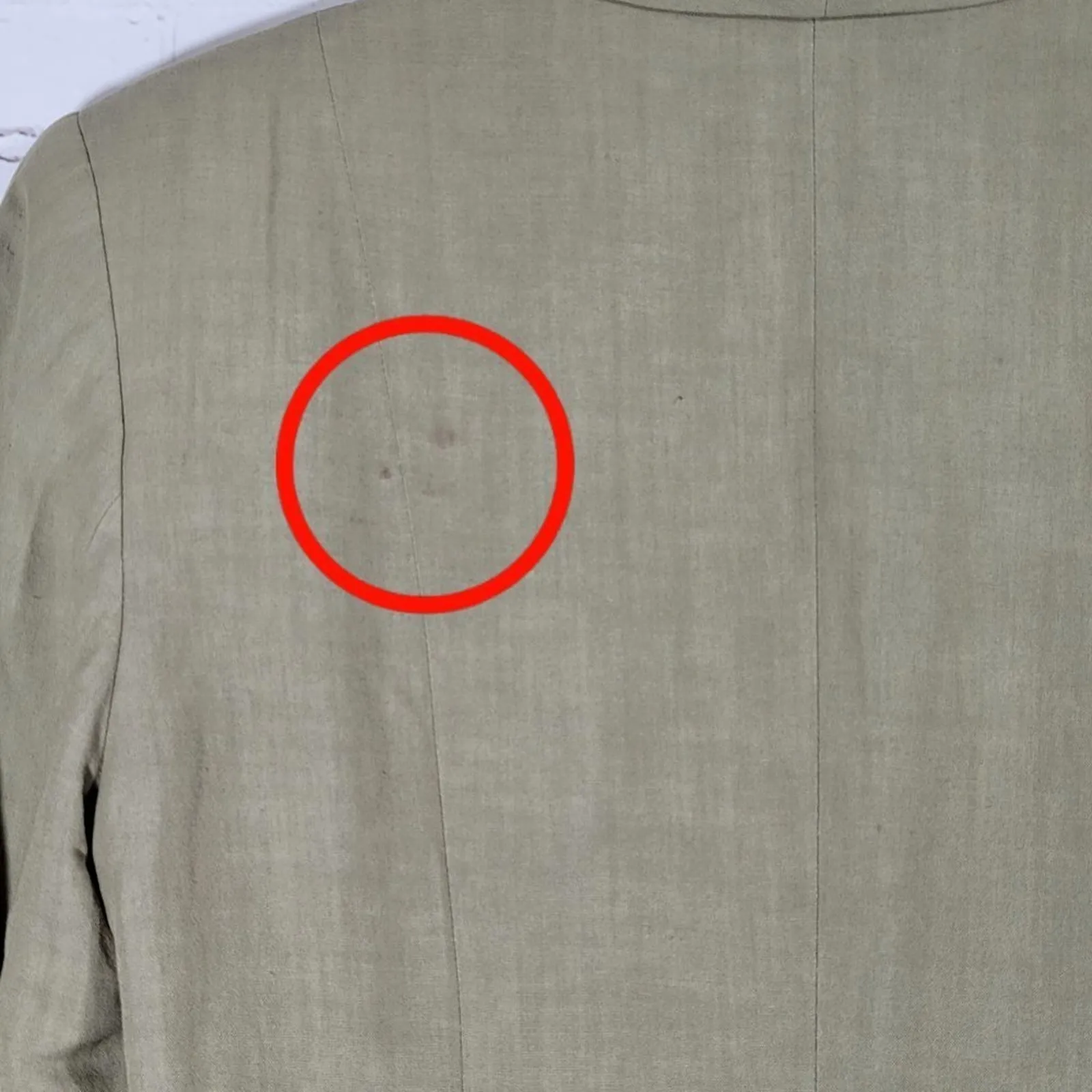 Ann Taylor Luciano Tempesta Size 10 Blazer‎ Jacket Beige Linen Blend Made USA - Image 8