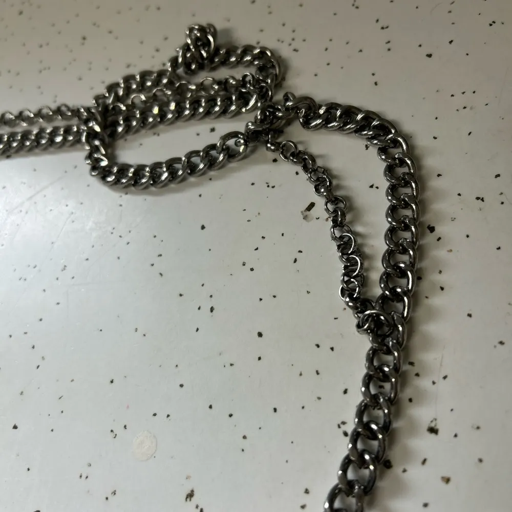 Silver Chain Belt with‎ Turquoise Details feather dream catcher - Image 6