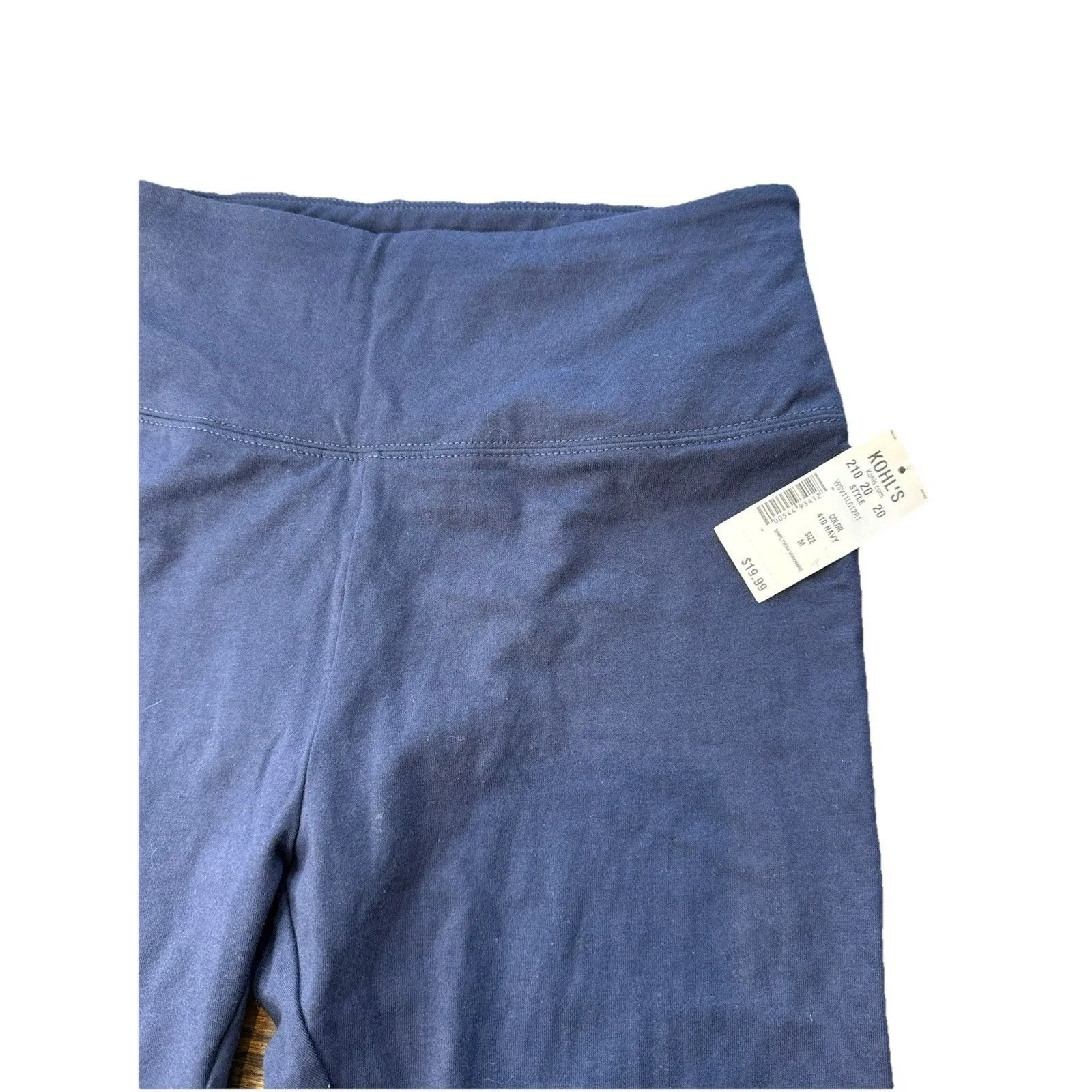 Simply Vera Vera Wang Leggings Size M Blue Women's Navy Live-In High Rise NWT - Image 4