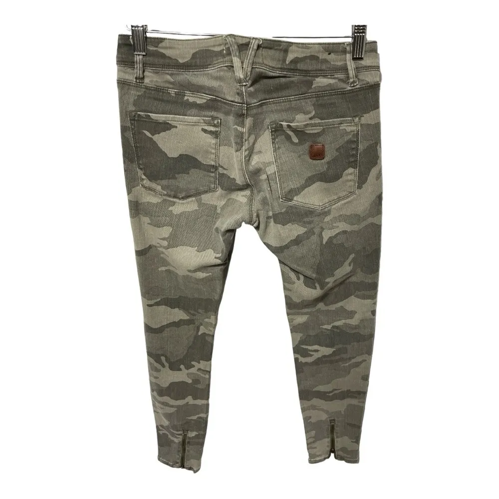 Roxy Sunstrippers Camo Ankle Zip Skinny Jeans Size 26 - Image 4