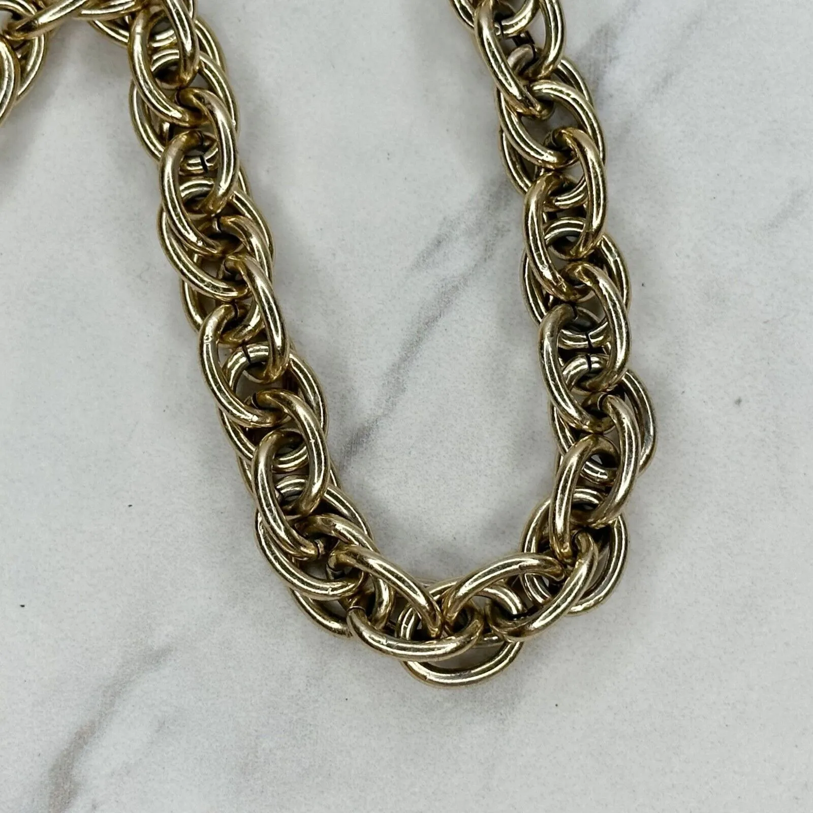 Lightweight Gold Tone Chain Belt XS/Small (XS/S) ✨ - Image 8