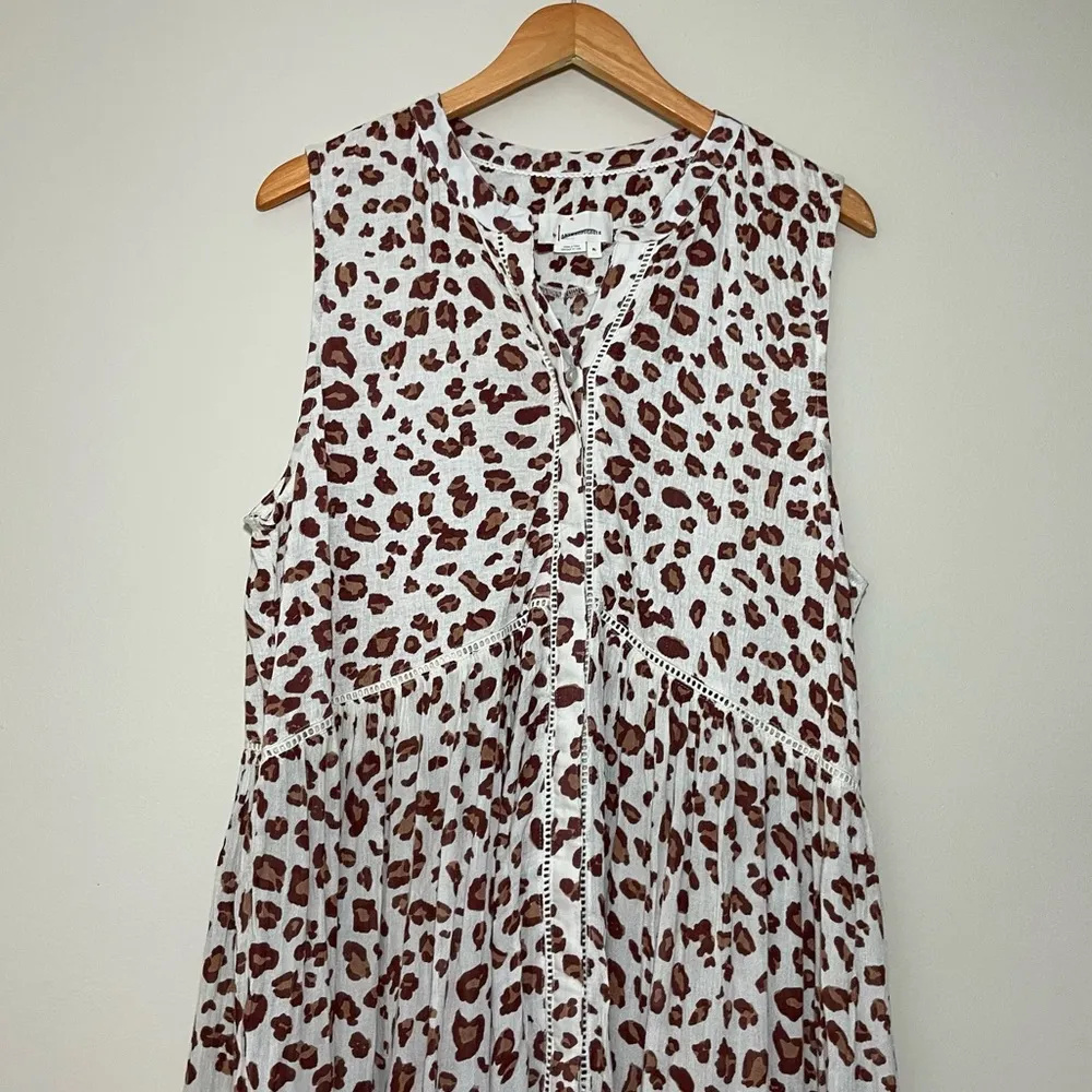 Anthropologie Nia Tunic Tank Leopard - Image 2
