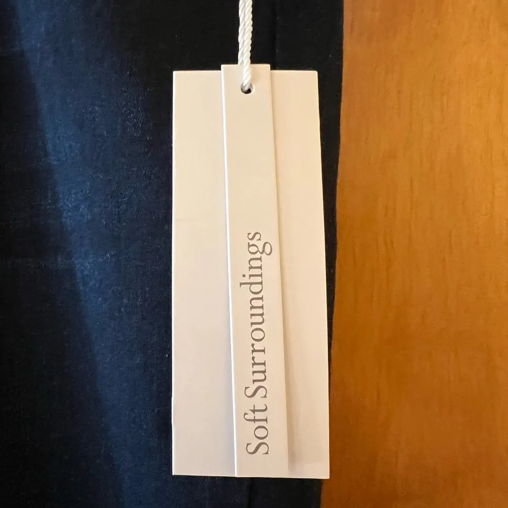 Soft Surroundings Supremely Soft Jeans NWT High Rise Skinny Ankle Dark Wash 22W - Image 2