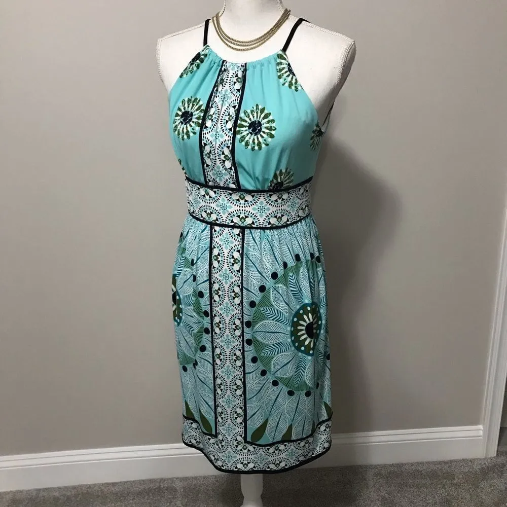 Boho graphic halter dress - Image 2