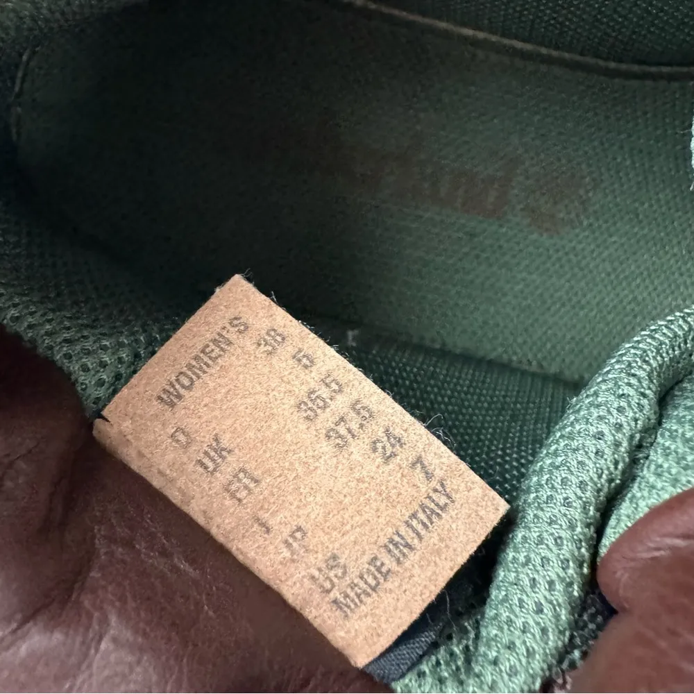 Vtg 90s Timberland Chunky Gorpcore Outdoor Boots Sz 38 Lace Up Goretex - Image 11