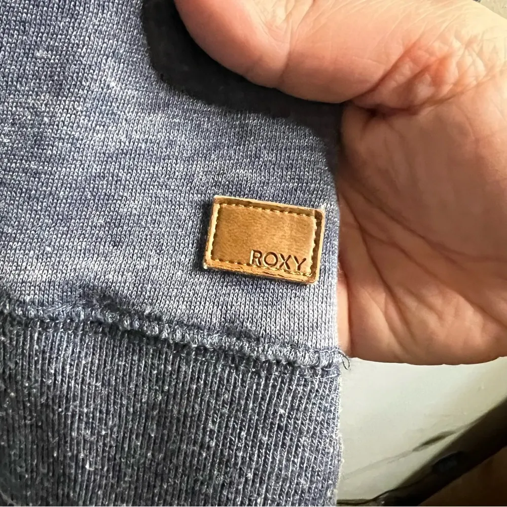 Roxy Blue‎ Chameleon Long Line Hooded Fleece Jacket - Image 5