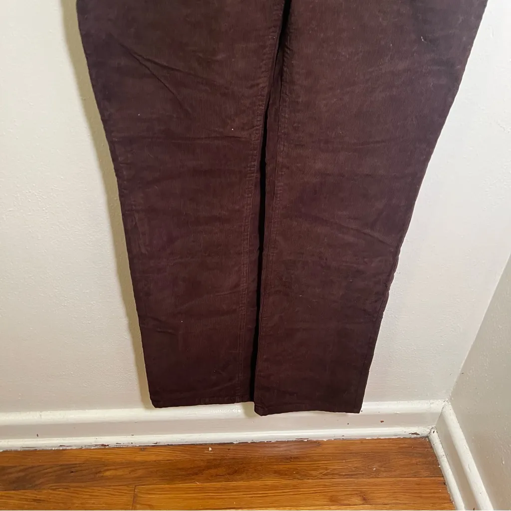 St. John’s Bay Corduroy Pant Brown Straight Leg 16UT - Image 5