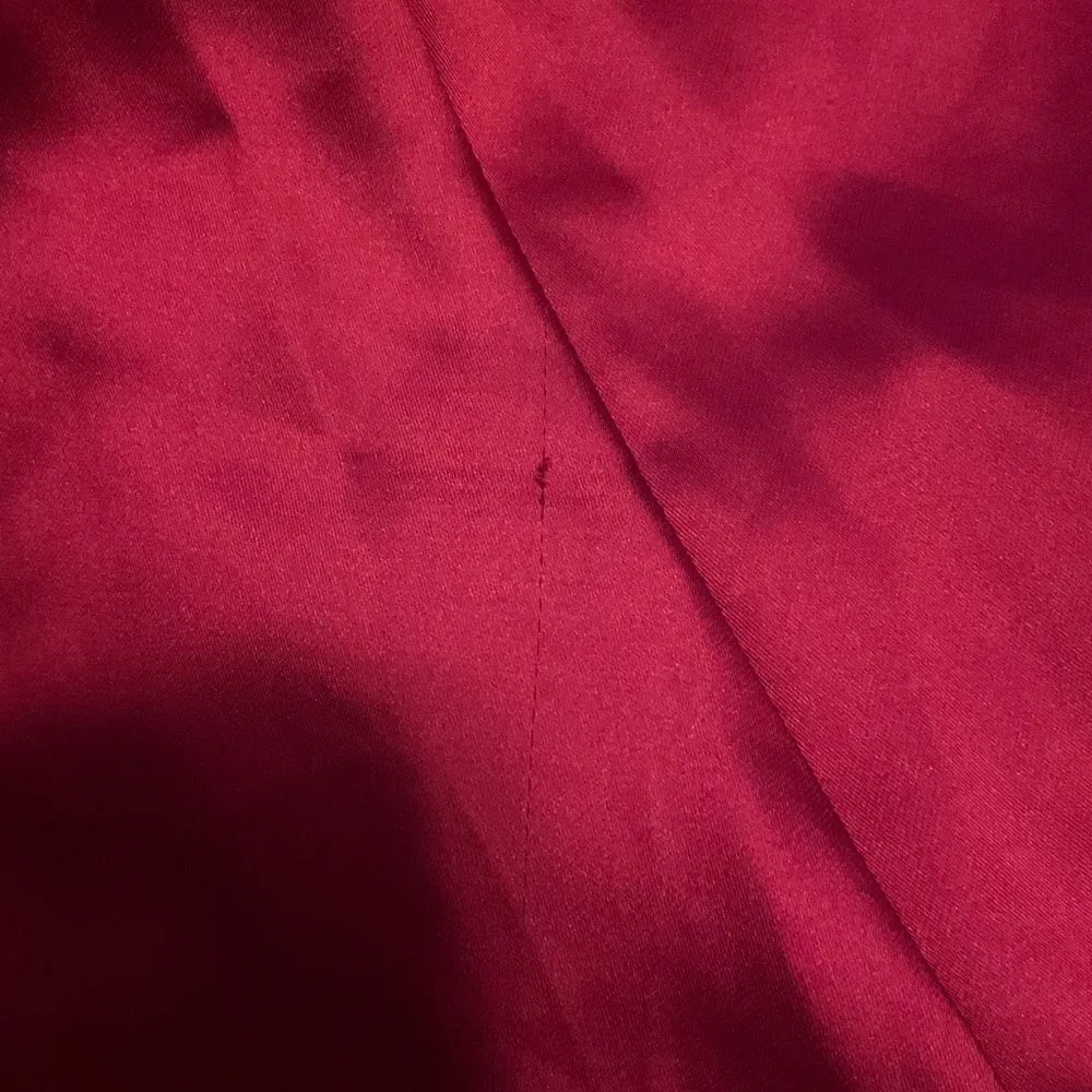 Mac Duggal 26654 Gathered One Shoulder Satin Faux Wrap Gown Dress - Image 12