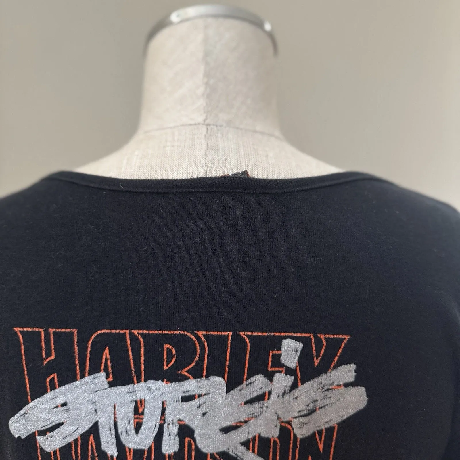 Harley Davidson Sturgis Women’s Y2K Moto Biker Rocker Chic Edgy Black Zip Up L Size L - Image 14