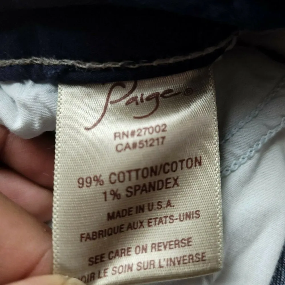 Paige Denim Women’s Jeans Donovan Medium Wash Distressed Size 28 (31x26) EUC - Image 6