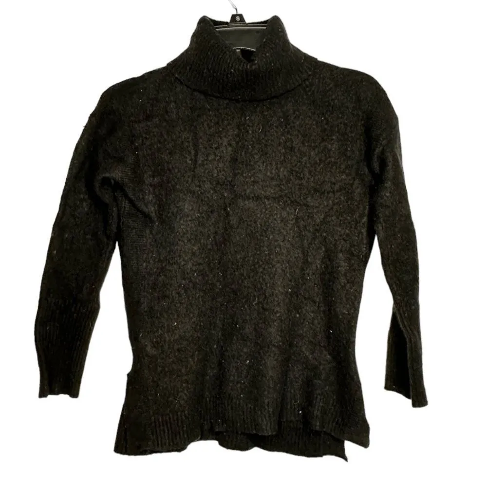 Catherine Malandrino Black Cashmere Turtleneck Sweater - Image 1