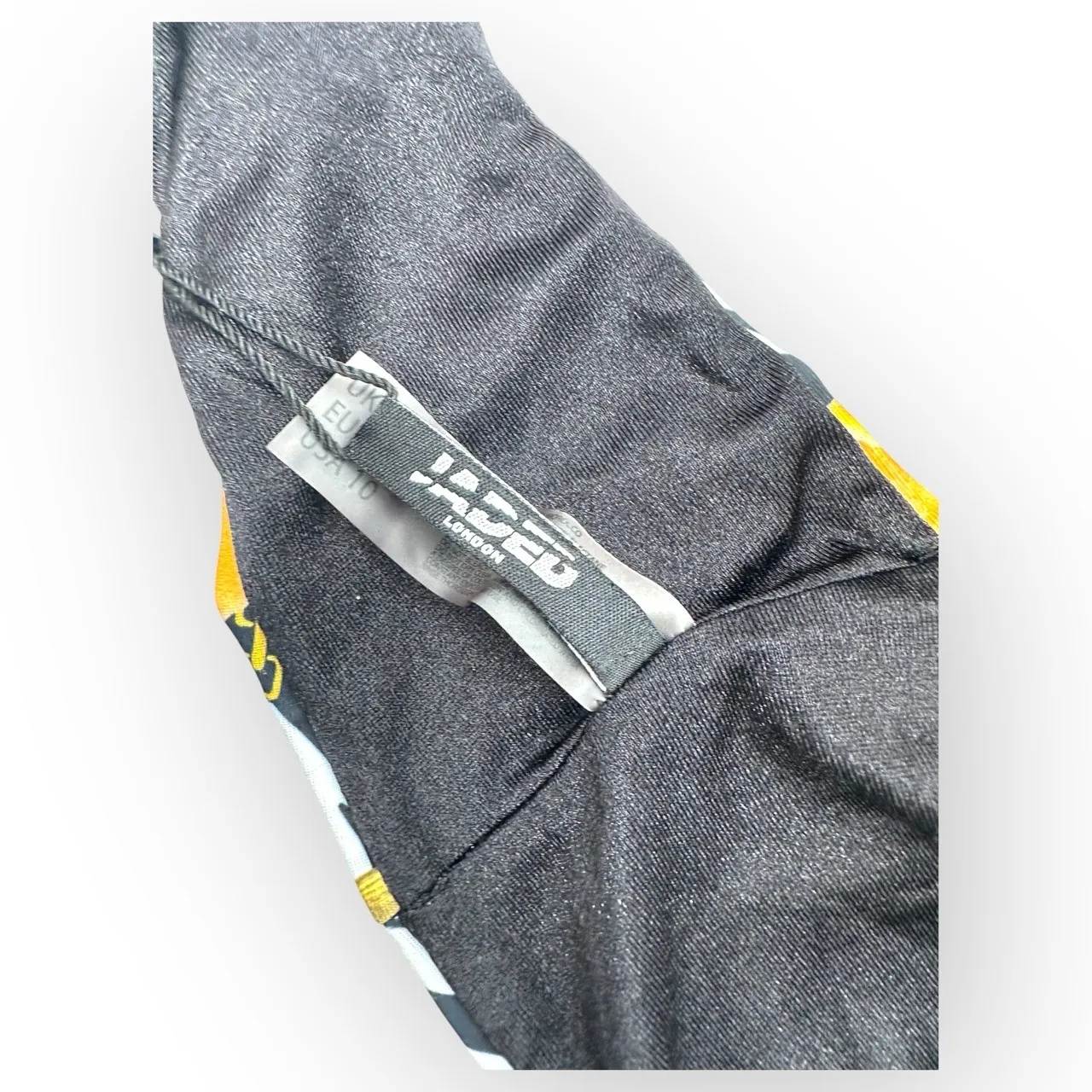 Jaded London Orange Zebra Print Tie Side Baroque Chain Bikini Swimsuit Bottom - Image 7