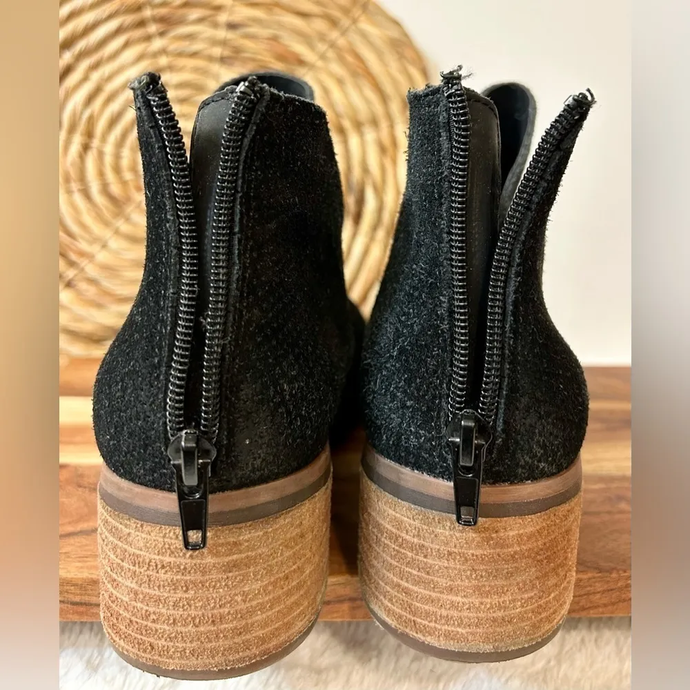 Korks Maldon Black Suede Boots Size 8.5 - Image 8