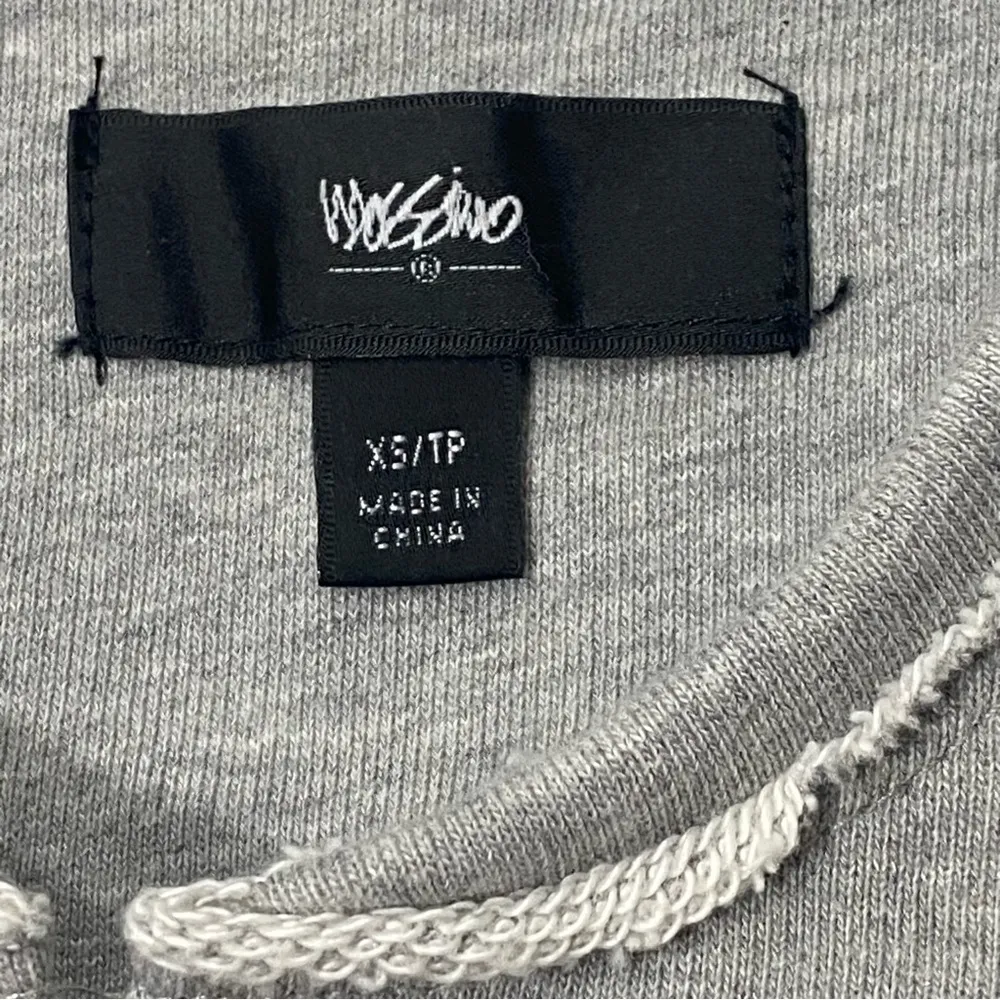 Mossimo Supply Co Mossimo Grey Flutter Zip Up Jacket Size XSmall/TP - Image 6