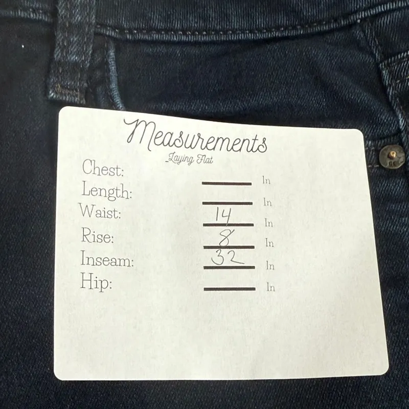 Joes Classic Slim Fit Mini Boot Cut Jean Sexy Low Rise 26 Tanya Dark Blue Wash - Image 11