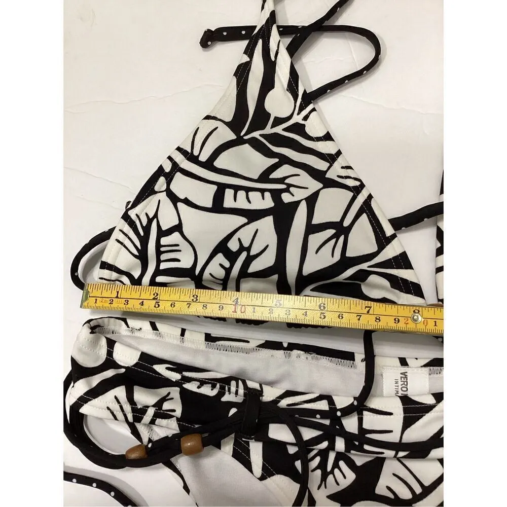 New. O’Neill black and white tropical bikini. M-top/L-bottom . Retails $108 - Image 10