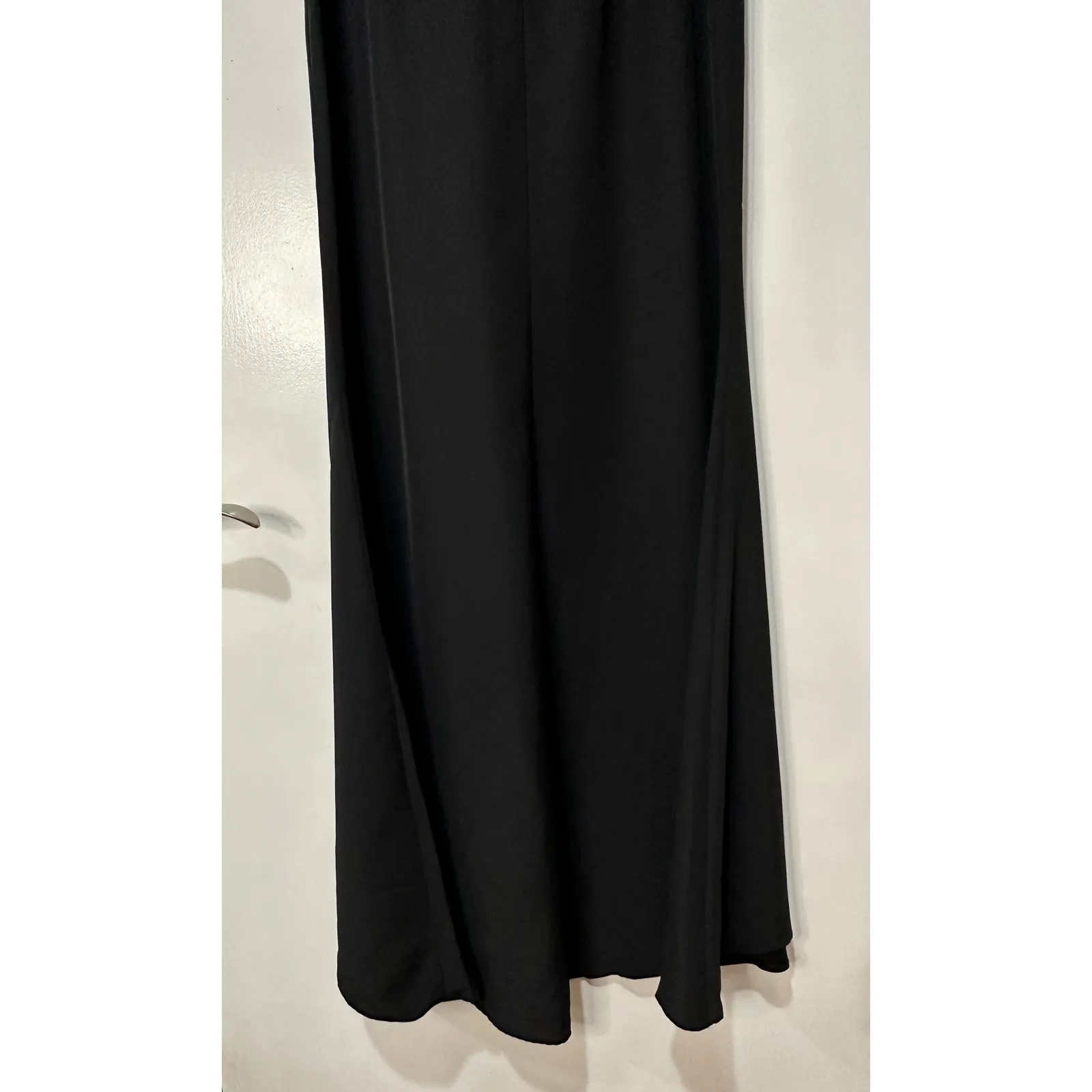 Ieena for Mac Duggal Rhinestone Cutout Sheath Gown Black #2630 Size 6 NWT Dressy - Image 14